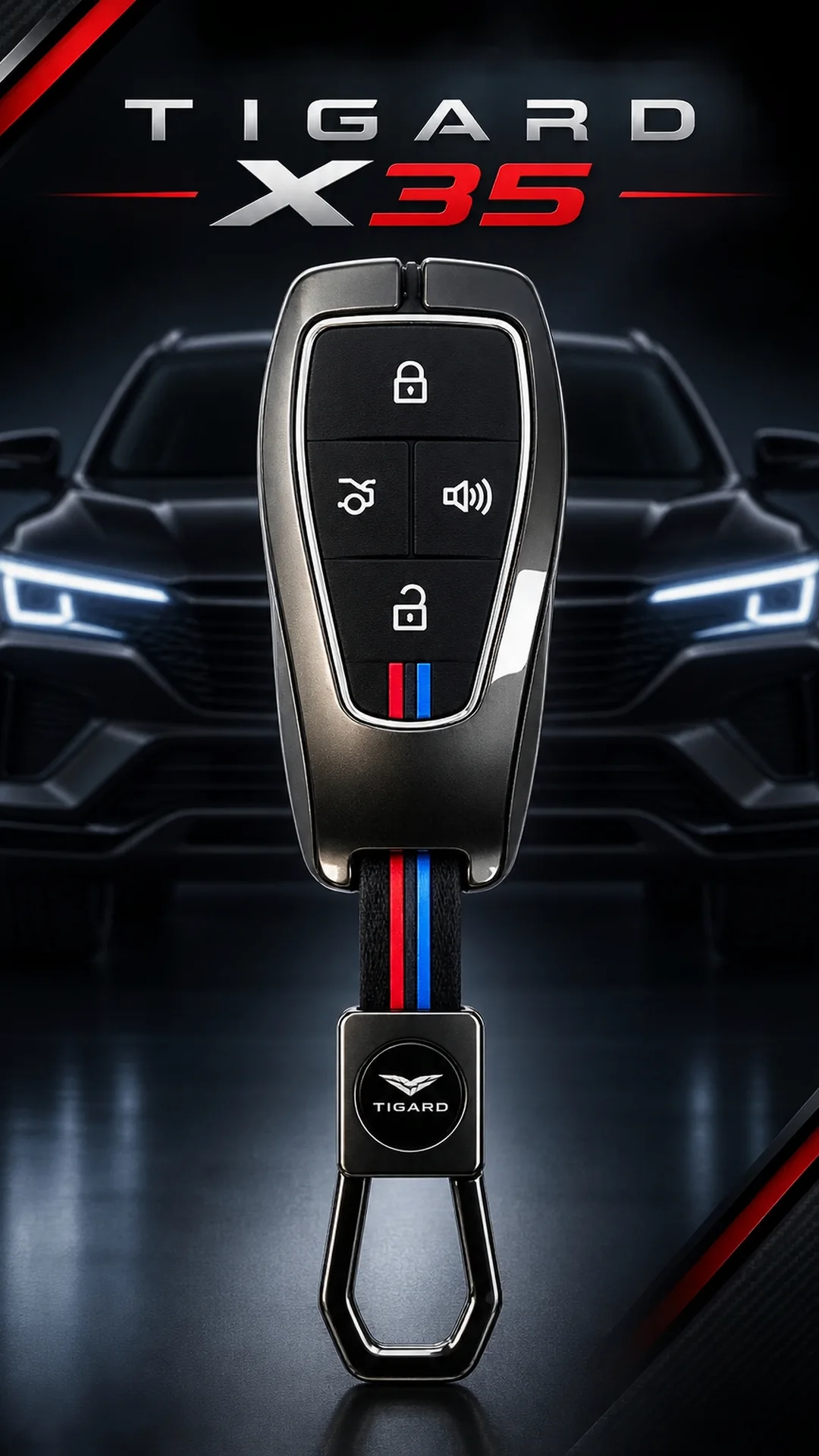 کاور ریموت فلزی تیگارد X35